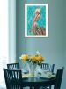 "Pelican II" By Lisa Morales; Printed Wall Art; Ready To Hang Framed Poster; White Frame