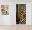 "Merry & Bright" by Cindy Jacobs; Printed Wall Art on a Wood Picket Fence