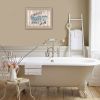 "Take a Bubble Bath" By Debbie DeWitt; Printed Wall Art; Ready To Hang Framed Poster; Beige Frame