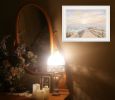 "Ponce Inlet Jetty Sunrise" by Georgia Janisse; Ready to Hang Framed Print; White Frame