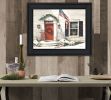 "Main Street" By John Rossini; Printed Wall Art; Ready To Hang Framed Poster; Black Frame