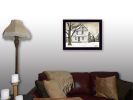 "Winter Porch" By Billy Jacobs; Printed Wall Art; Ready To Hang Framed Poster; Black Frame