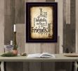 "Friends" By Susan Boyle; Printed Wall Art; Ready To Hang Framed Poster; Black Frame