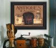 "Antiques and Primitives" By Pam Britton; Printed Wall Art; Ready To Hang Framed Poster; Black Frame