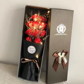 Soap Flower Box Birthday Gift (Option: 11Red Rose Gift Box)