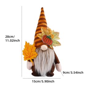 New Harvest Festival Sunflower Rudolf Thanksgiving Day Faceless Doll (Option: Pumpkin For Men)