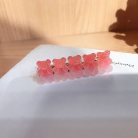 Cartoon Cute Girl Side Clip Sweet Bang Hairpin Hair Accessories For Women (Option: Pink Gradient)