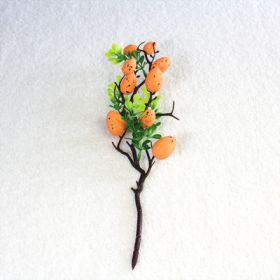 Foam Simulation Fruit Branch Fake Flower Ornaments Living Room Decoration (Option: Brown leaf)