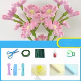 38 Women's Day Children's Handmade Bouquet Diy Materials Made For Girls (Option: Cherry blossom)