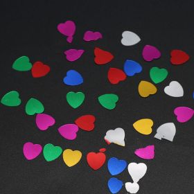 Colorful Peach Heart Diy Accessories Wedding Throwing Paper Scrap Dining-table Decoration (Option: Color-15mm 30g)