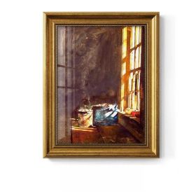 Light Luxury Decoration Painting European American Classical Oil Painting (Option: H Style-32 40cm Gold Frame Glass)