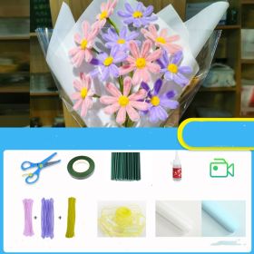 38 Women's Day Children's Handmade Bouquet Diy Materials Made For Girls (Option: Little Daisy)