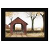 "Bucks County Bridge" By Billy Jacobs; Printed Wall Art; Ready To Hang Framed Poster; Black Frame