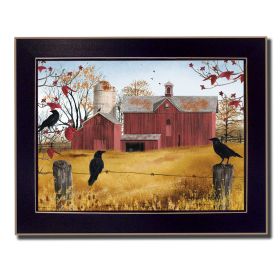 "Autumn Gold" By Billy Jacobs; Printed Wall Art; Ready To Hang Framed Poster; Black Frame (Color: as Pic)