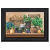 "Antiques and Herbs" By Ed Wargo; Printed Wall Art; Ready To Hang Framed Poster; Black Frame