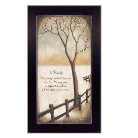 "Family" By Kendra Baird; Printed Wall Art; Ready To Hang Framed Poster; Black Frame (Color: as Pic)