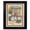 "Another Day in Paradise" By Mary June; Printed Wall Art; Ready To Hang Framed Poster; Black Frame