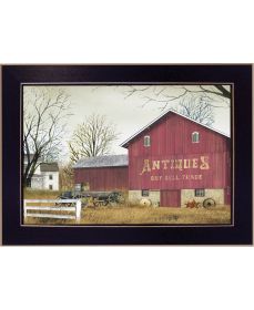 "Antique Barn" By Billy Jacobs; Printed Wall Art; Ready To Hang Framed Poster; Black Frame (Color: as Pic)