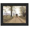 "Headin' Home" By Billy Jacobs; Printed Wall Art; Ready To Hang Framed Poster; Black Frame