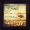 "We Do" By Marla Rae; Printed Wall Art; Ready To Hang Framed Poster; Black Frame