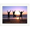 "Teamwork" By Trendy Decor4U; Printed Wall Art; Ready To Hang Framed Poster; White Frame