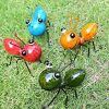 Metal Ant Shaped Ornaments Garden Yard Patio Decorations