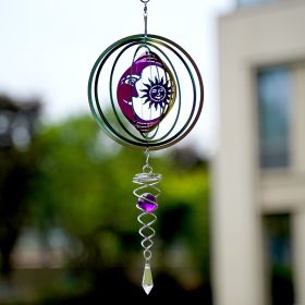 15cm Colorful Lucky Tree Wind Chimes (Option: E-15CM Diameter)