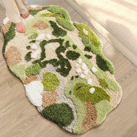 Carpet Bedroom Thickened Soft Machine Washable Household (Option: Mogan Desert-60x90cm)