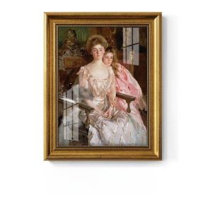 Light Luxury Decoration Painting European American Classical Oil Painting (Option: S Style-40 50cm Gold Frame Glass)